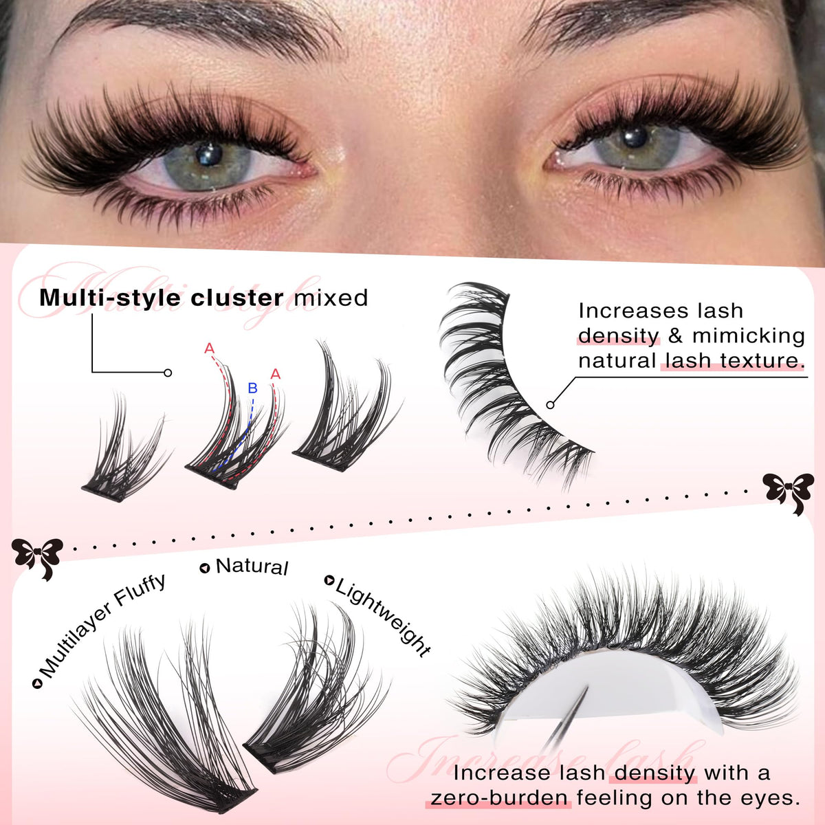 Goddvenus bottom lash clusters detail adding balanced lower-lash definition