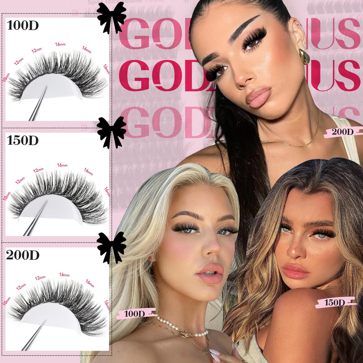 Goddvenus close-up of matte faux mink fiber texture illustrating soft, natural finish