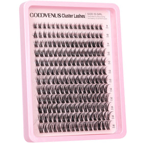 Goddvenus lashes in evening setting showing glam impact for events and photos