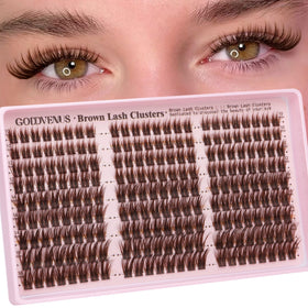 Goddvenus front packaging showing brown wispy clusters and product clarity