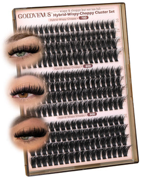 Goddvenus front packaging showing mixed density clusters and lengths for easy selection