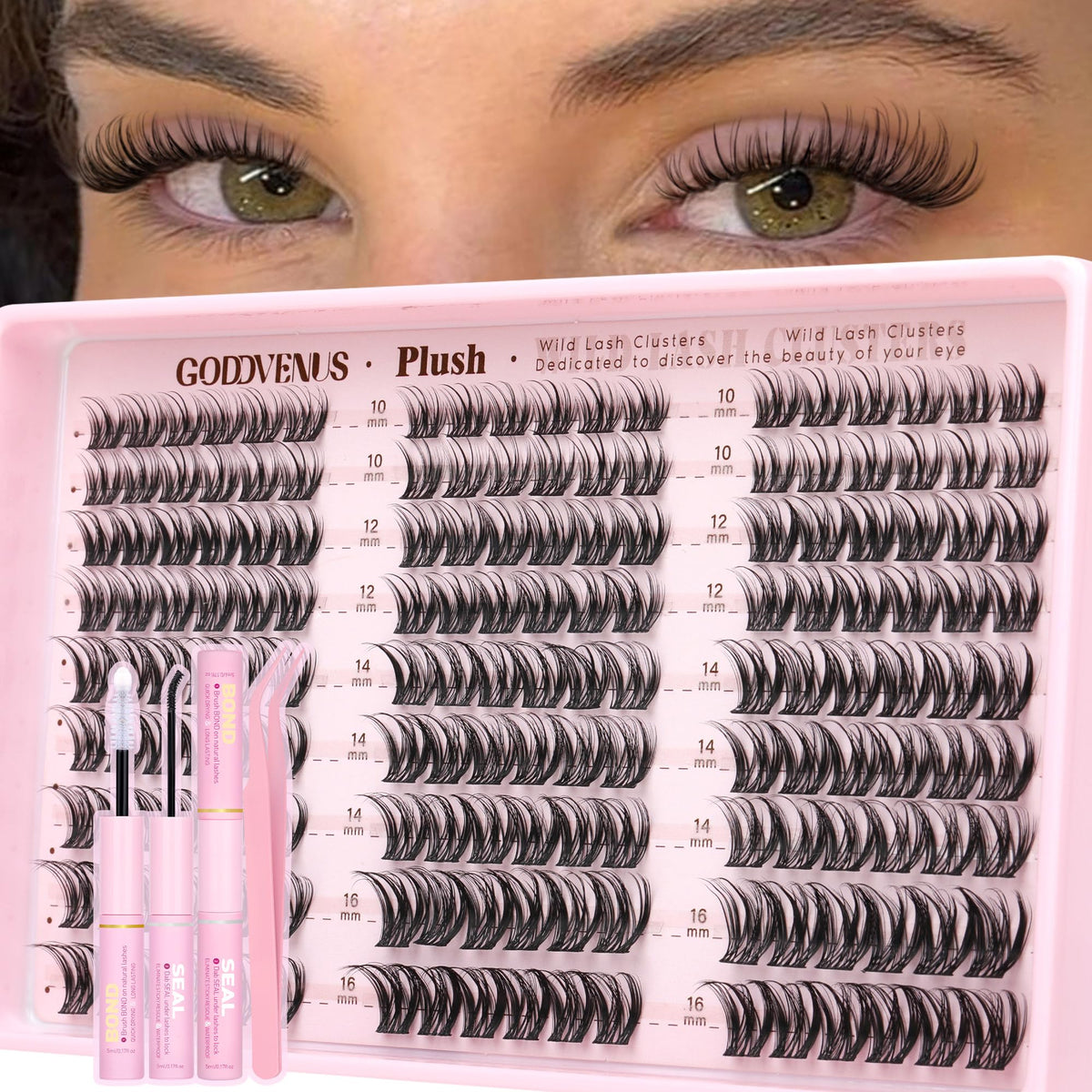 Goddvenus front packaging showing kit contents and benefits