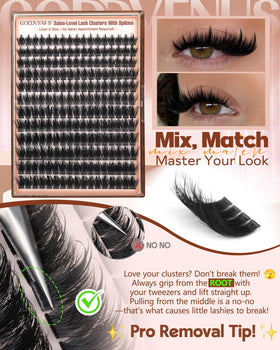 Goddvenus length comparison 12–18mm illustrating mix for customization