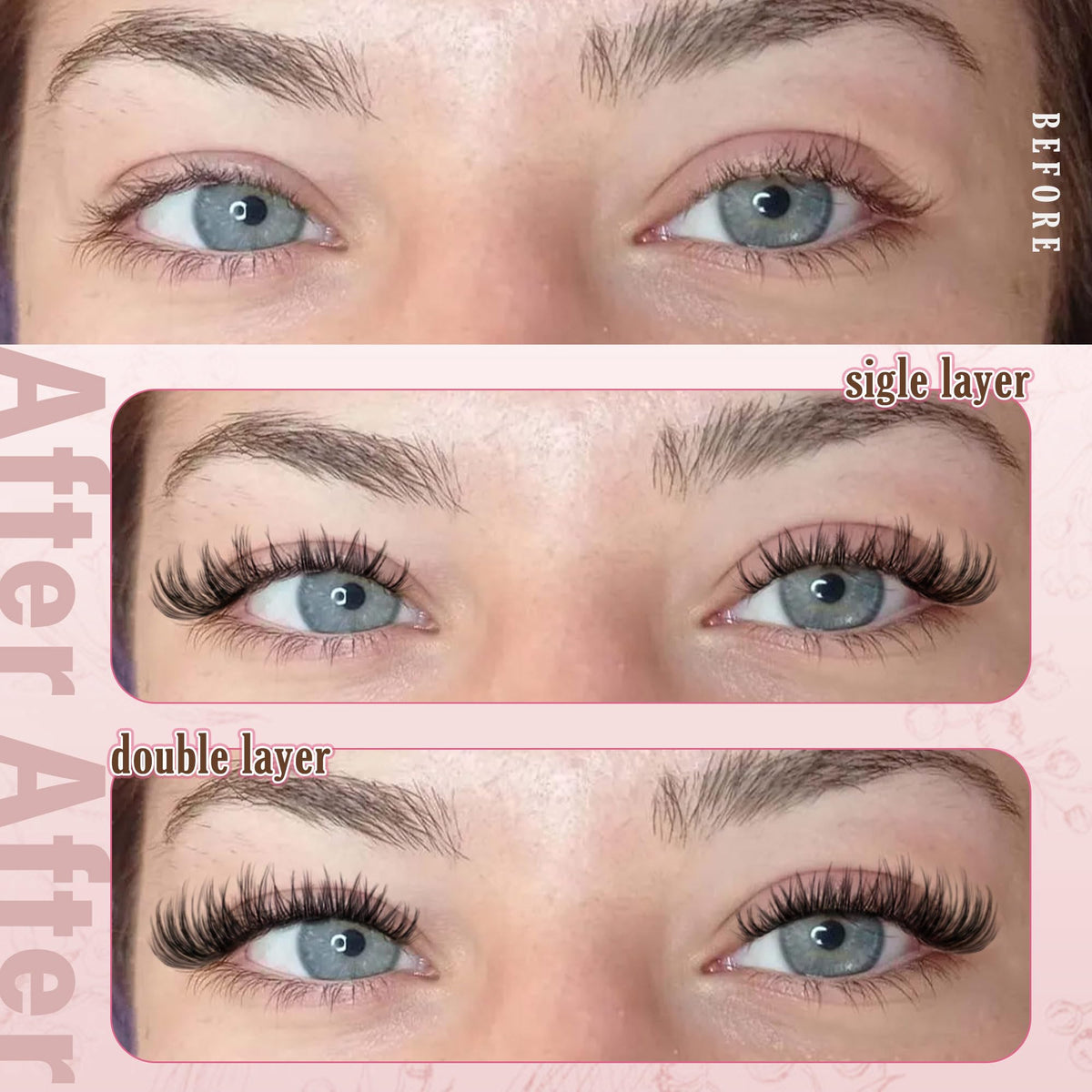 Goddvenus display of 9–16mm lengths illustrating layering options for customized volume