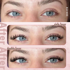 Goddvenus display of 9–16mm lengths illustrating layering options for customized volume