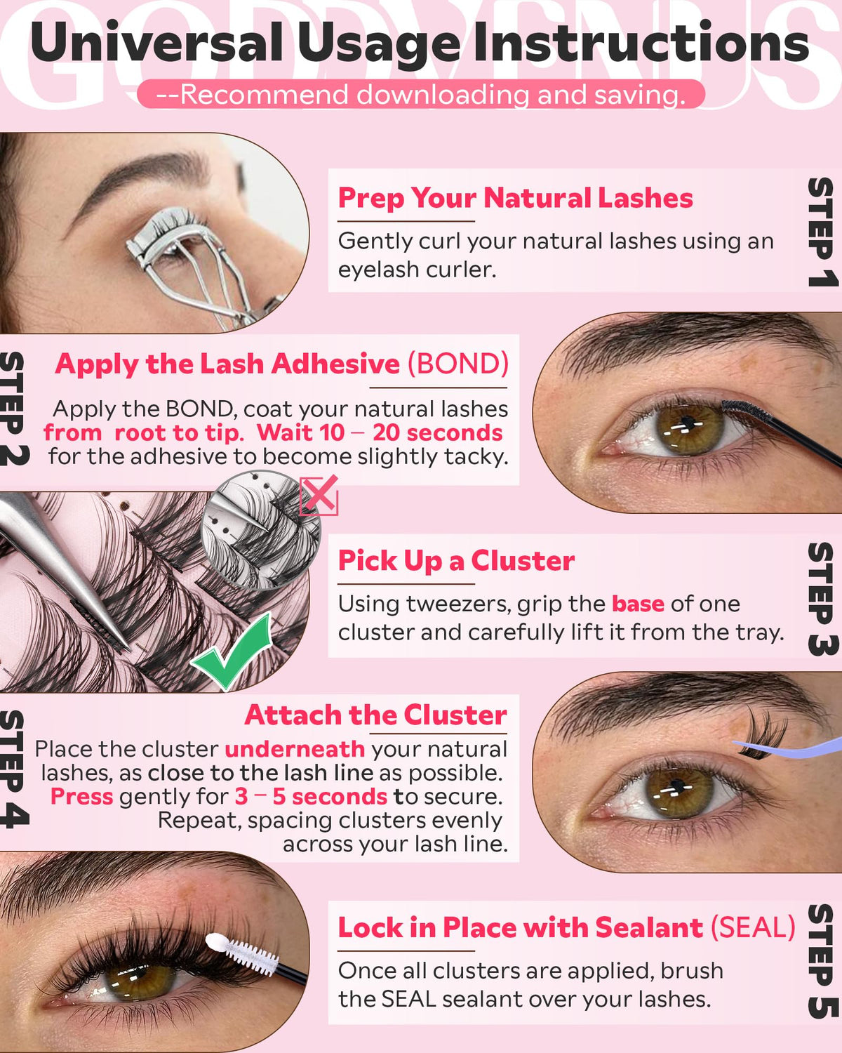 Goddvenus finished soft-glam eyes showcasing subtle volume and wearable comfort