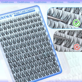Goddvenus lifestyle image of worn lashes for natural volume and everyday glam benefit