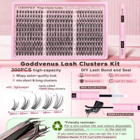 Goddvenus finished natural lash look on model for everyday wear