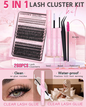 Goddvenus precision applicator and clear glue for accurate placement