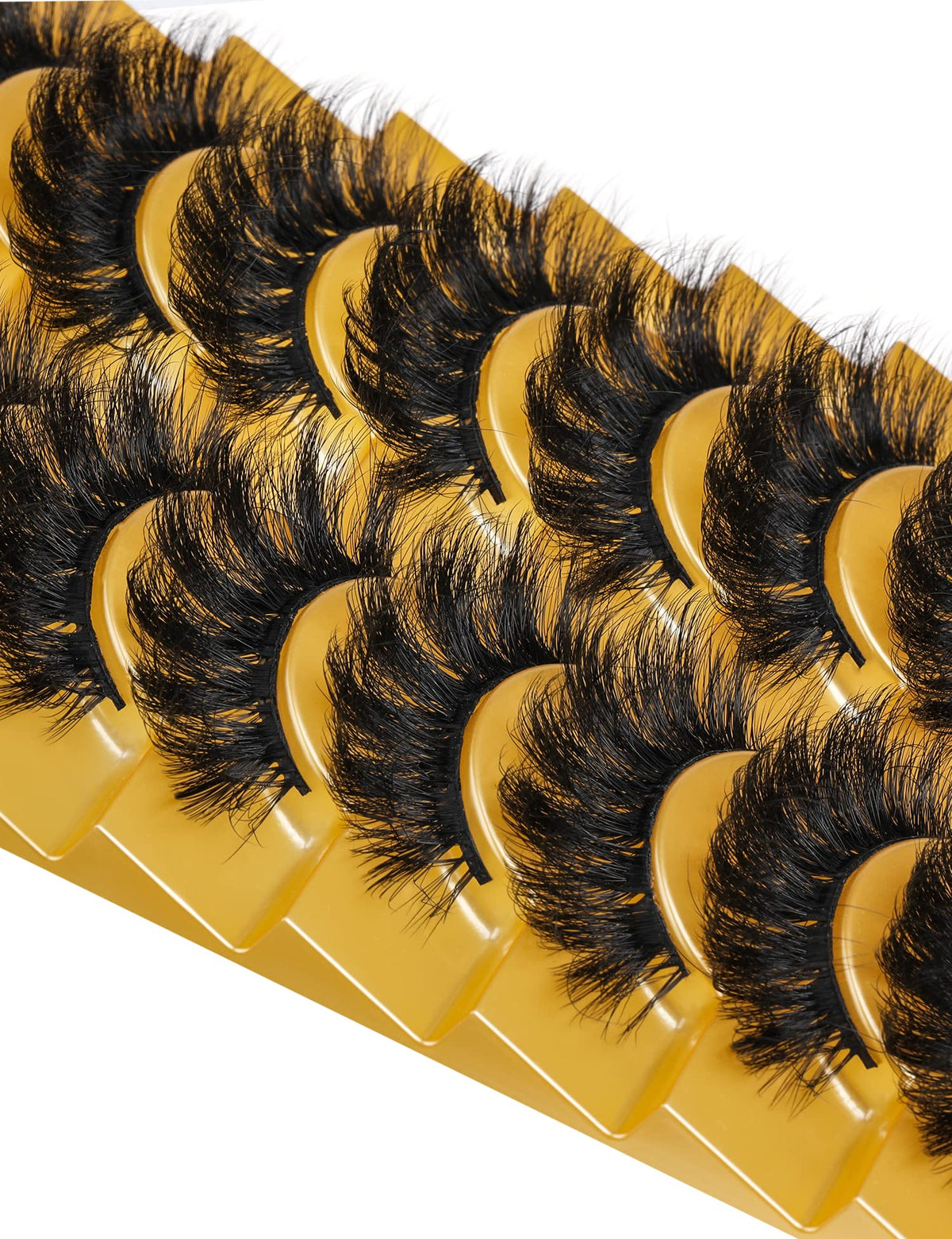 Goddvenus lashes beside ruler indicating 20mm length for visible drama