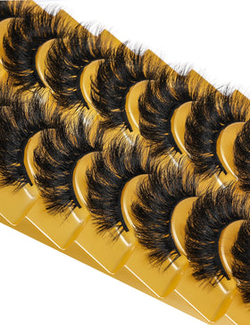 Goddvenus lashes beside ruler indicating 20mm length for visible drama