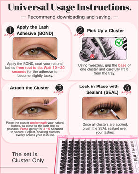 Goddvenus size comparison beside natural lashes for realistic scale