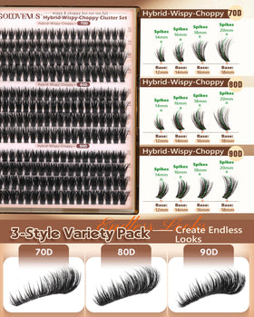 Goddvenus fiber texture detail highlighting feather-light comfort on lids