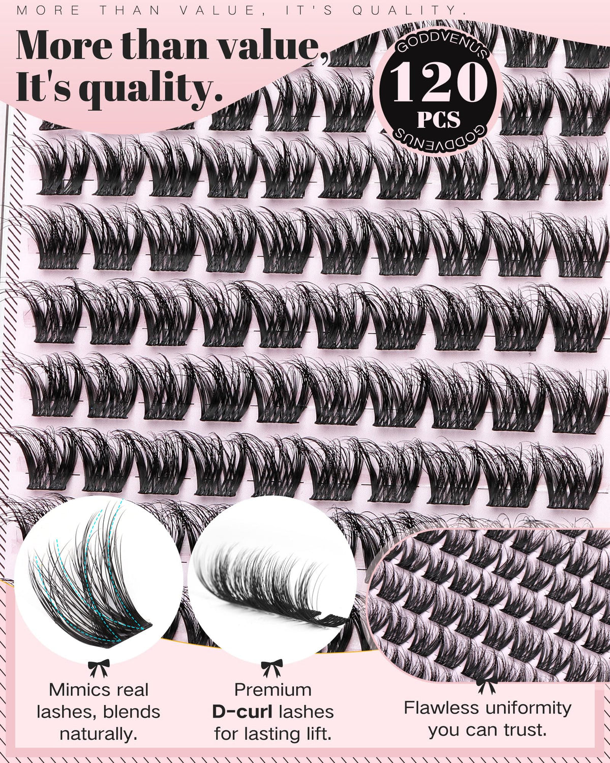 Goddvenus fluffy texture detail highlighting soft lightweight feel