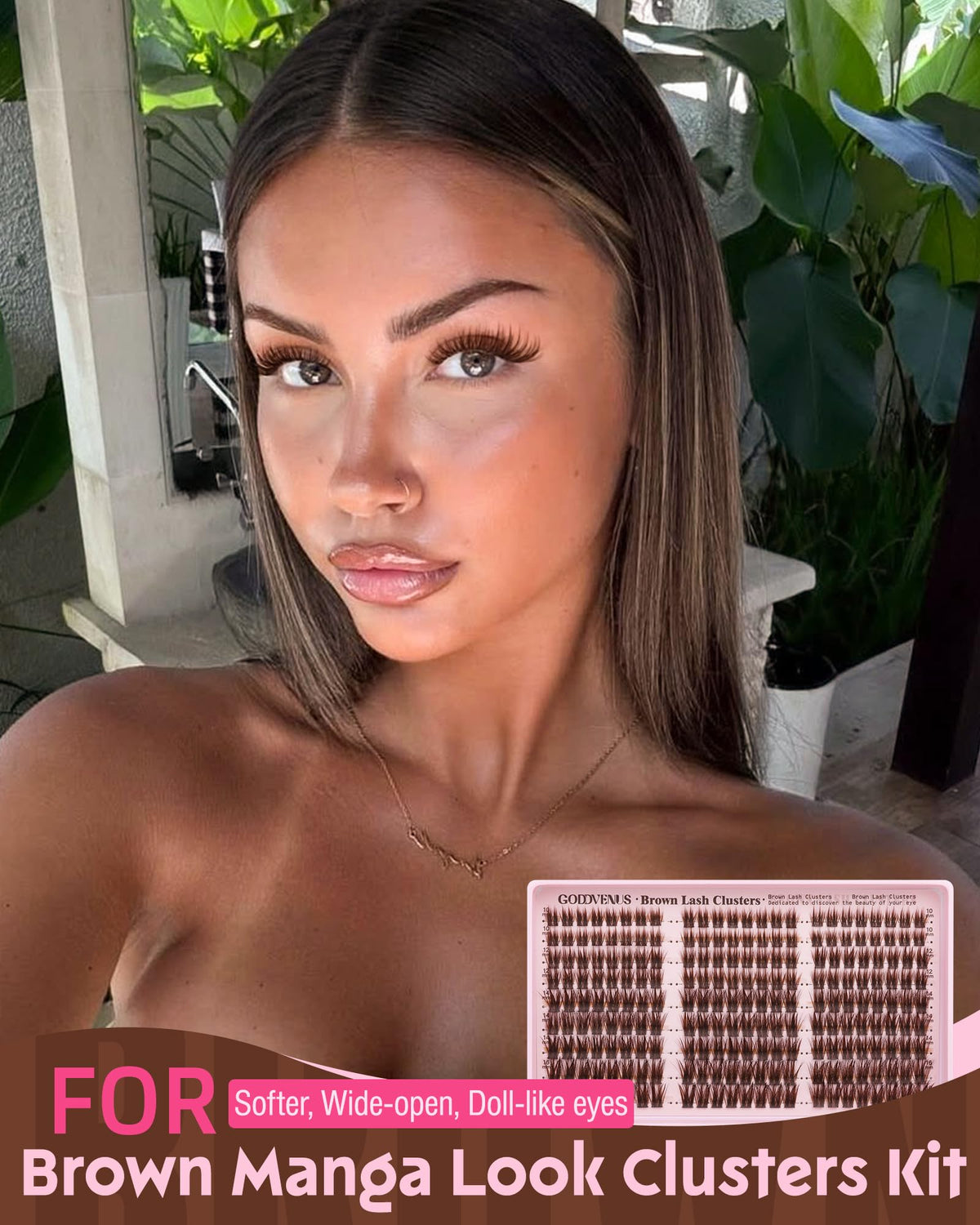 Goddvenus ultra-thin band detail highlighting invisible blend at lashline