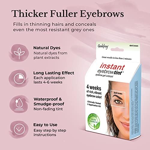 Godefroy Step 1 cream texture close-up for quick, even brow coverage