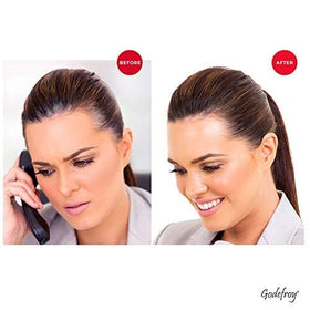 Godefroy capsule close-up with measured cream for precise application