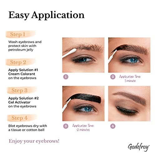 Godefroy swatch showing texture and medium brown color for natural blending benefit