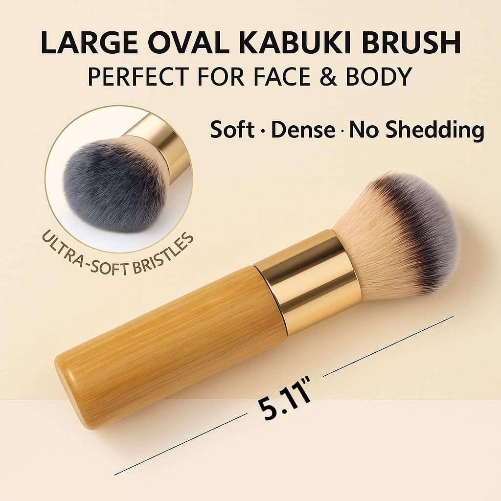 GOERTI ultra-soft bristles close-up highlighting dense fibers for seamless blending