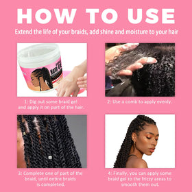 Goiple before and after twist comparison showing reduced frizz and defined twist hold
