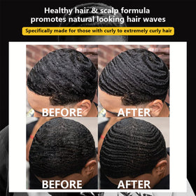 Goiple before and after demonstrating improved wave pattern