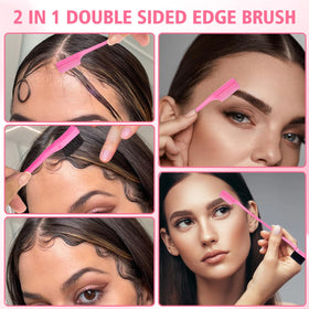 Goiple brush set packed in a pouch for easy travel and touch-ups