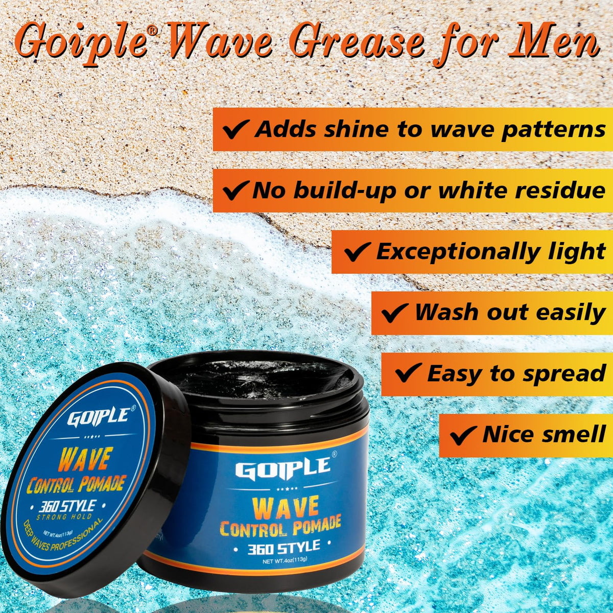 Goiple close-up shea butter ingredient emphasizing scalp nourishment benefit
