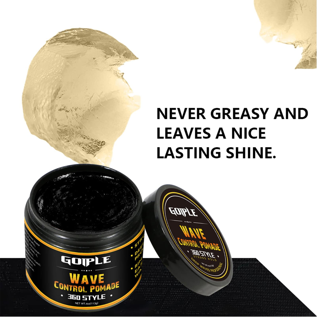 Goiple pomade melted on palms ready for even application