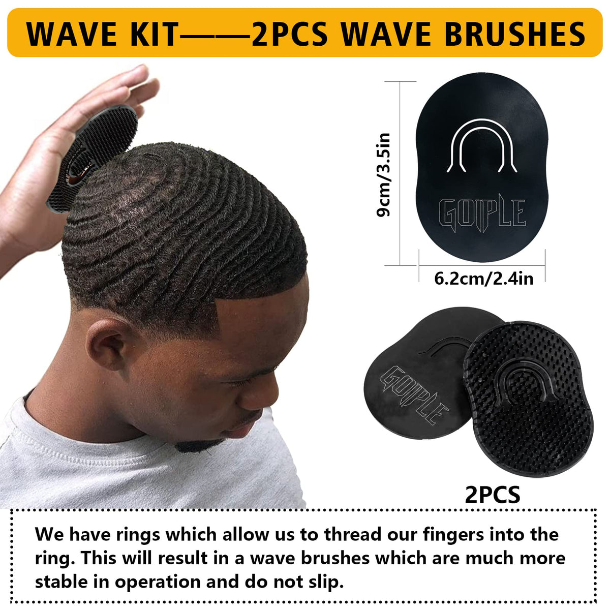 Goiple silky durag with wide straps displayed for secure compression
