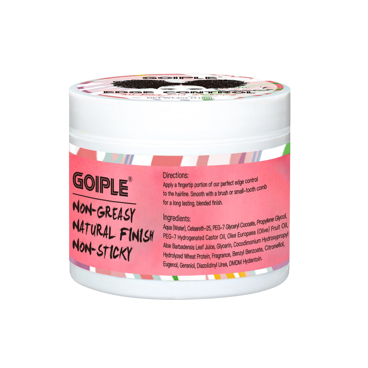 Goiple used on wig lace demonstrating natural-looking edge lay