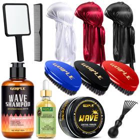 Goiple front packaging showing full 360 wave kit, clear contents and benefit