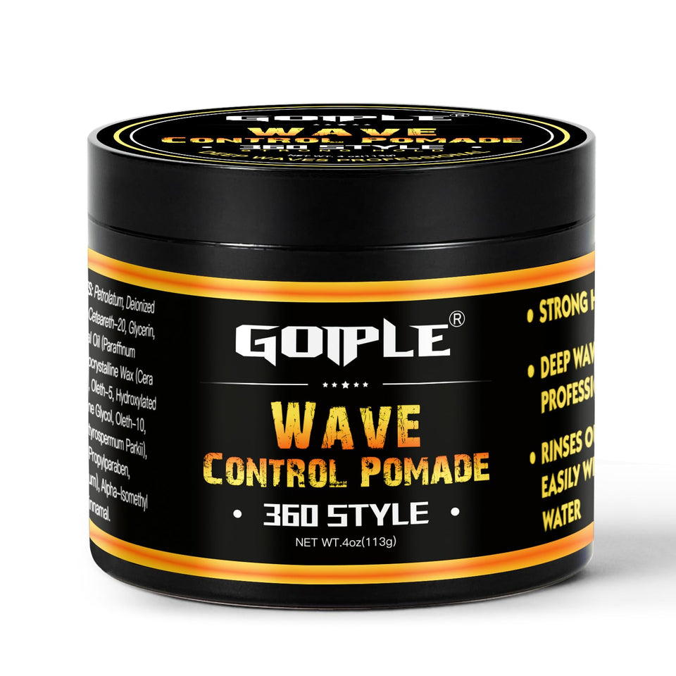 Goiple front jar showing 4oz label and strong hold benefits