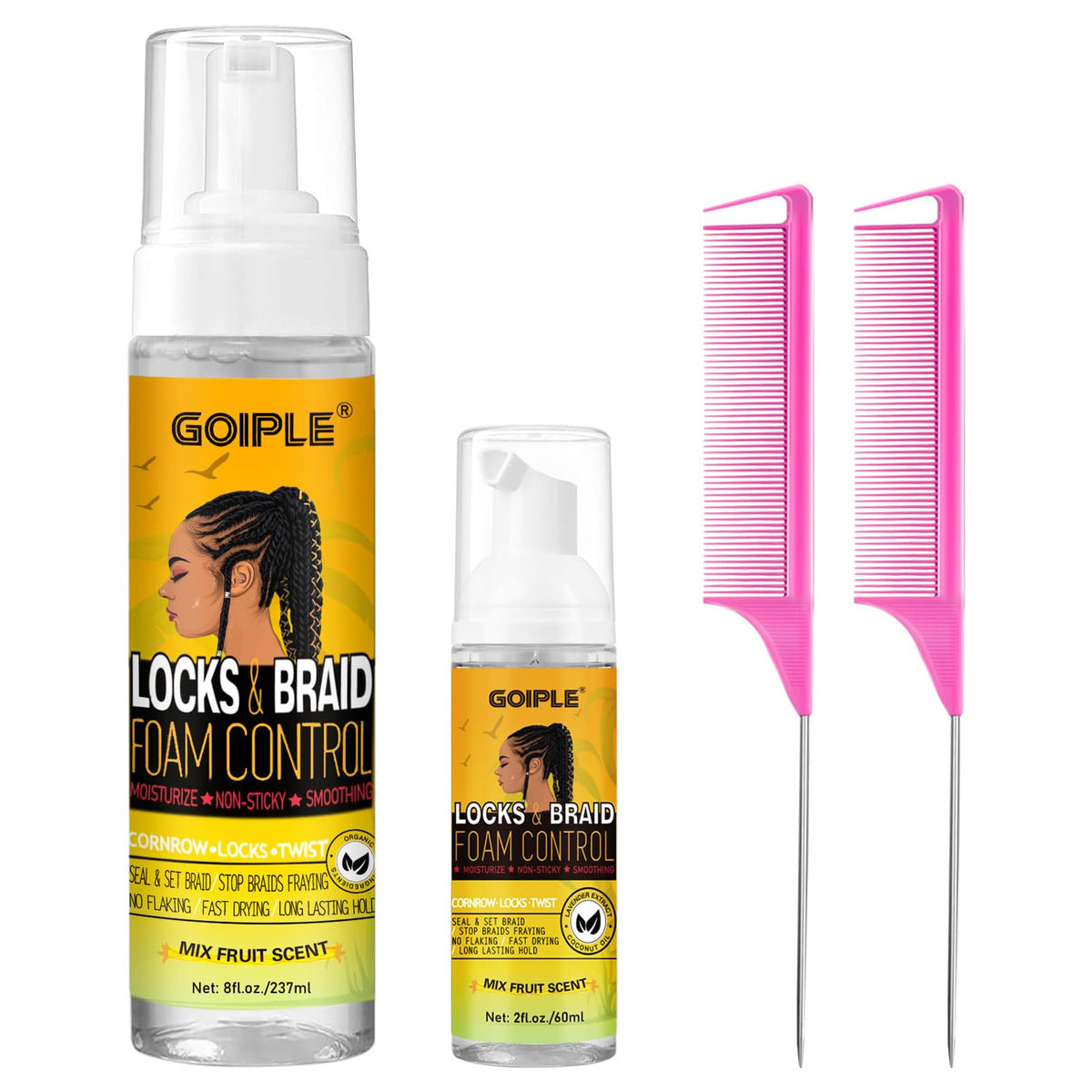 Goiple front packaging bottle showing product and benefits