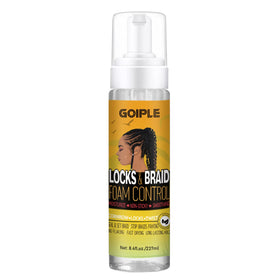 Goiple front packaging showing braid mousse and quick identification benefit