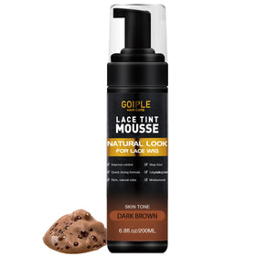 Goiple front packaging showing dark brown mousse and product benefit