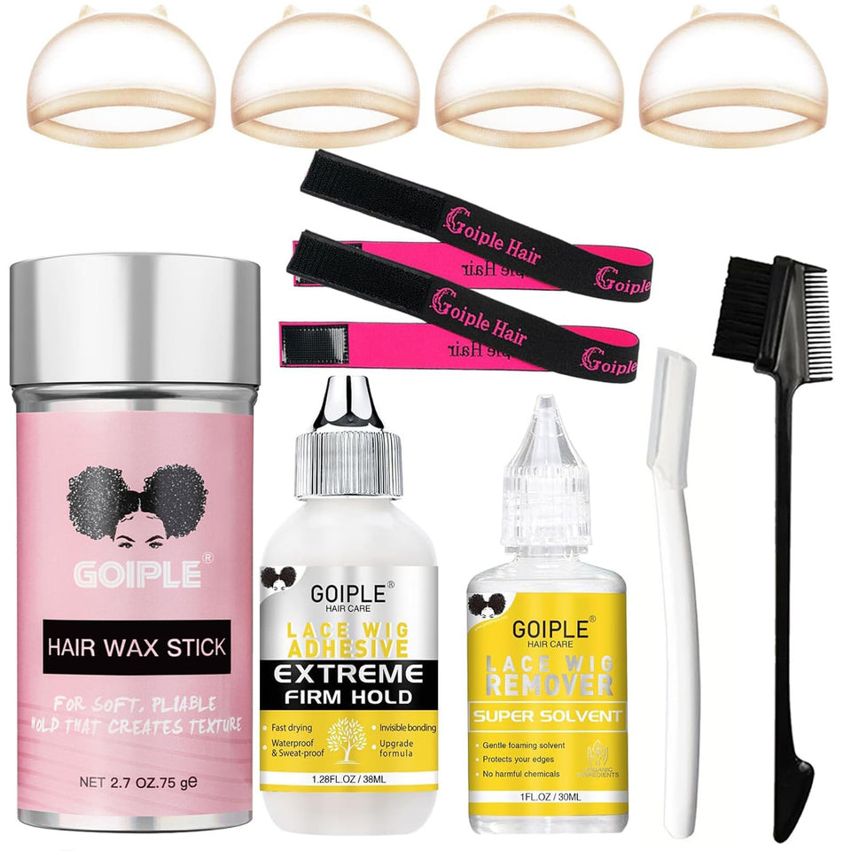 Goiple kit front packaging showing full contents and organized tools for easy setup