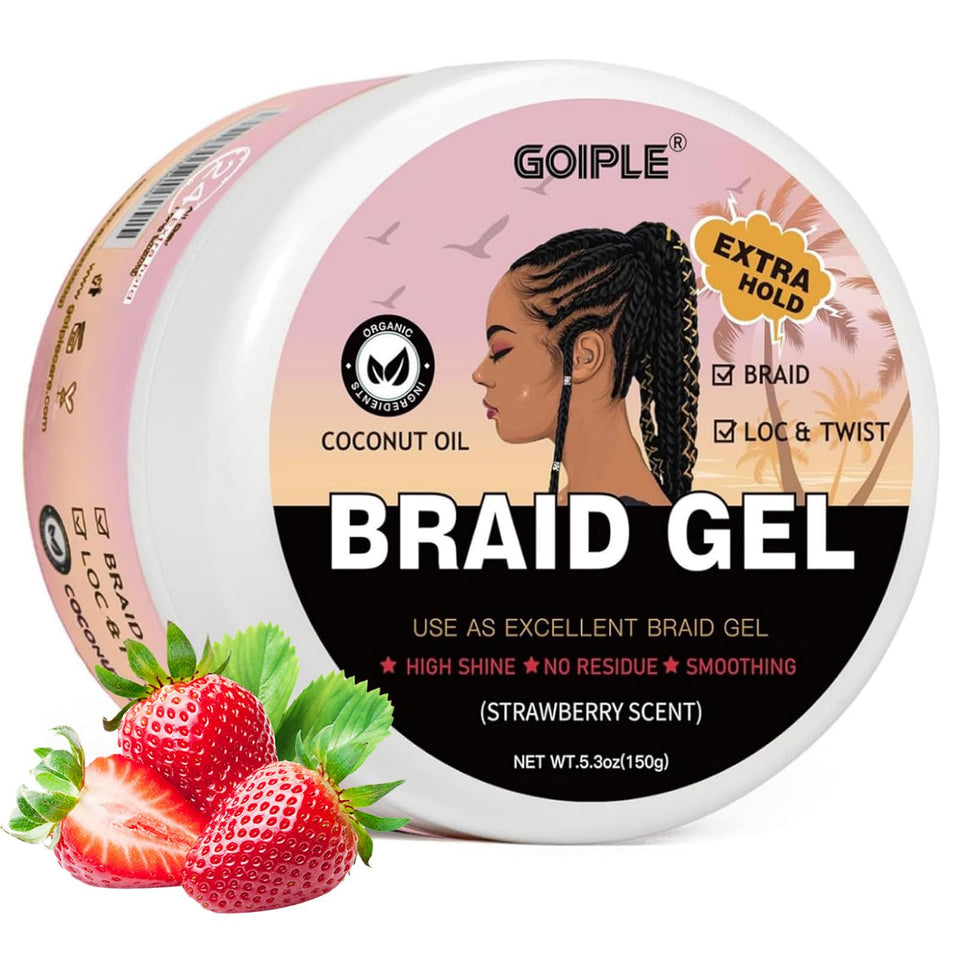 Goiple front packaging showing Strawberry Flover and long-lasting hold
