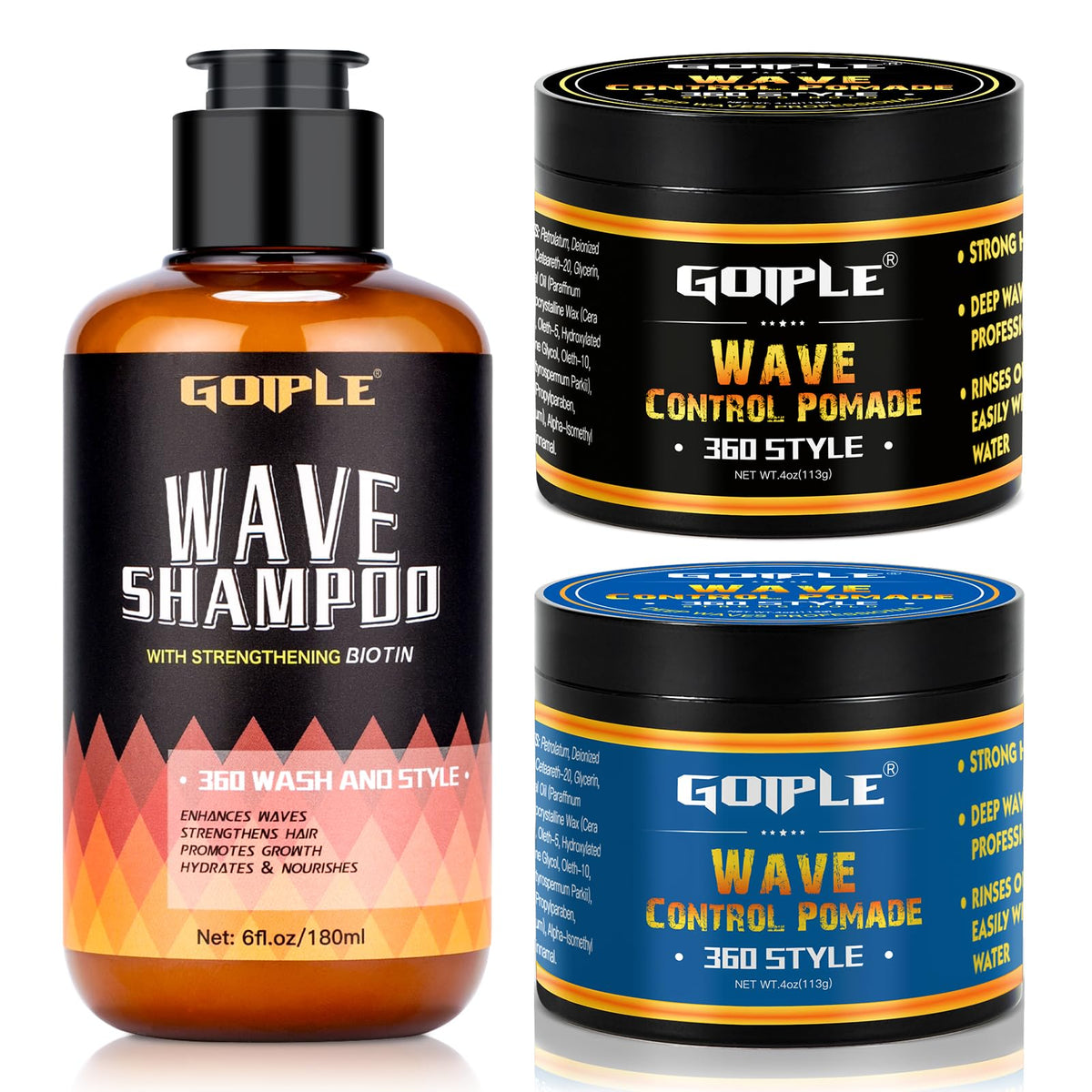 Goiple front packaging showing product duo and benefits