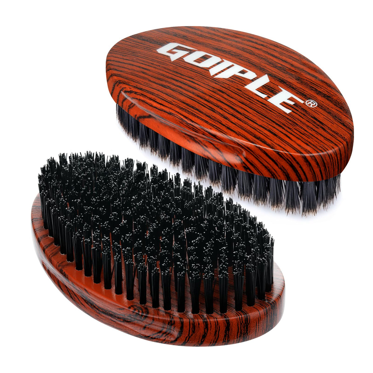 Goiple front view showing compact brush for precise wave styling