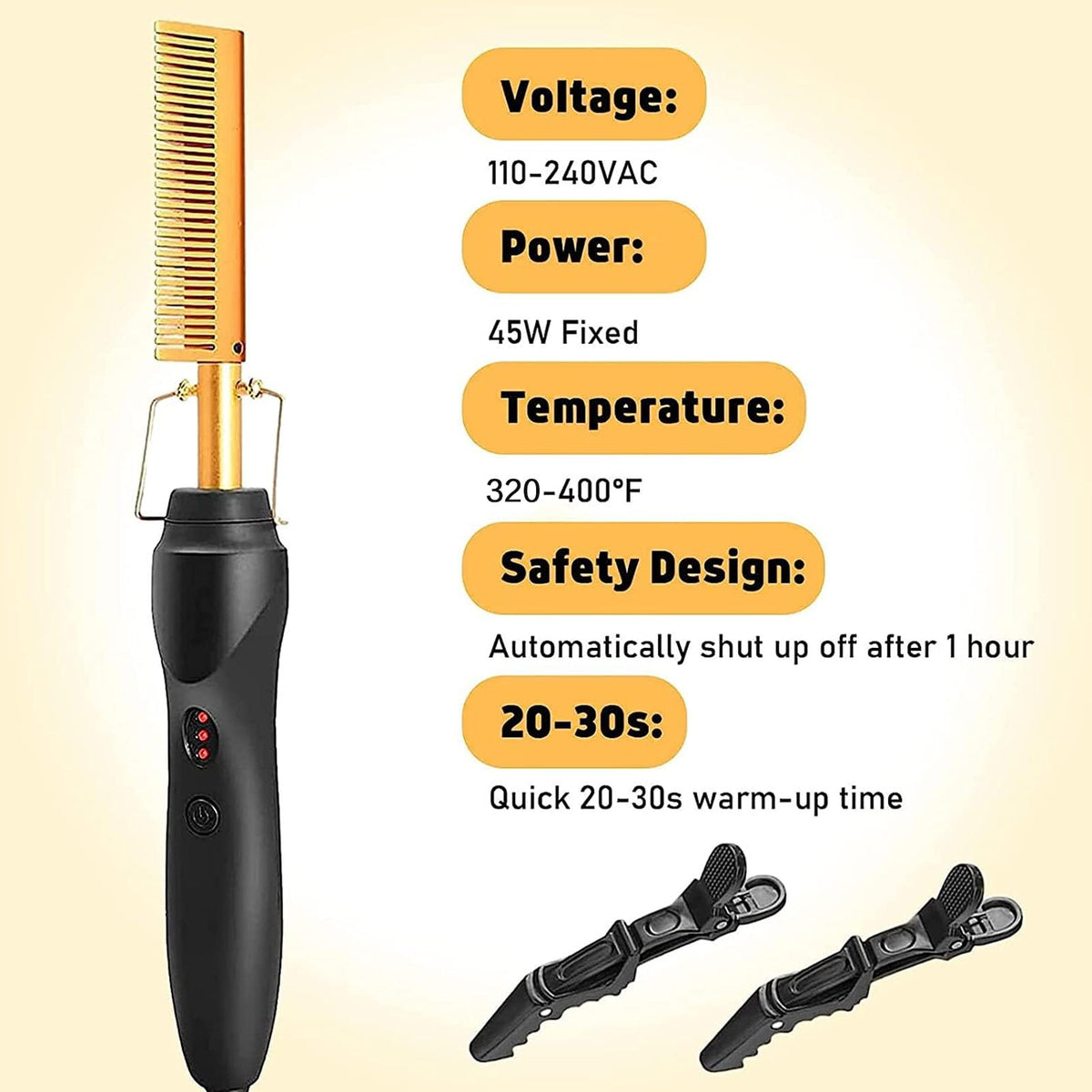 Goiple full deluxe kit laid flat with comb, brushes, wax, and glue for complete installs
