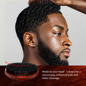 Goiple brush in use during wolfing to promote consistent wave pattern
