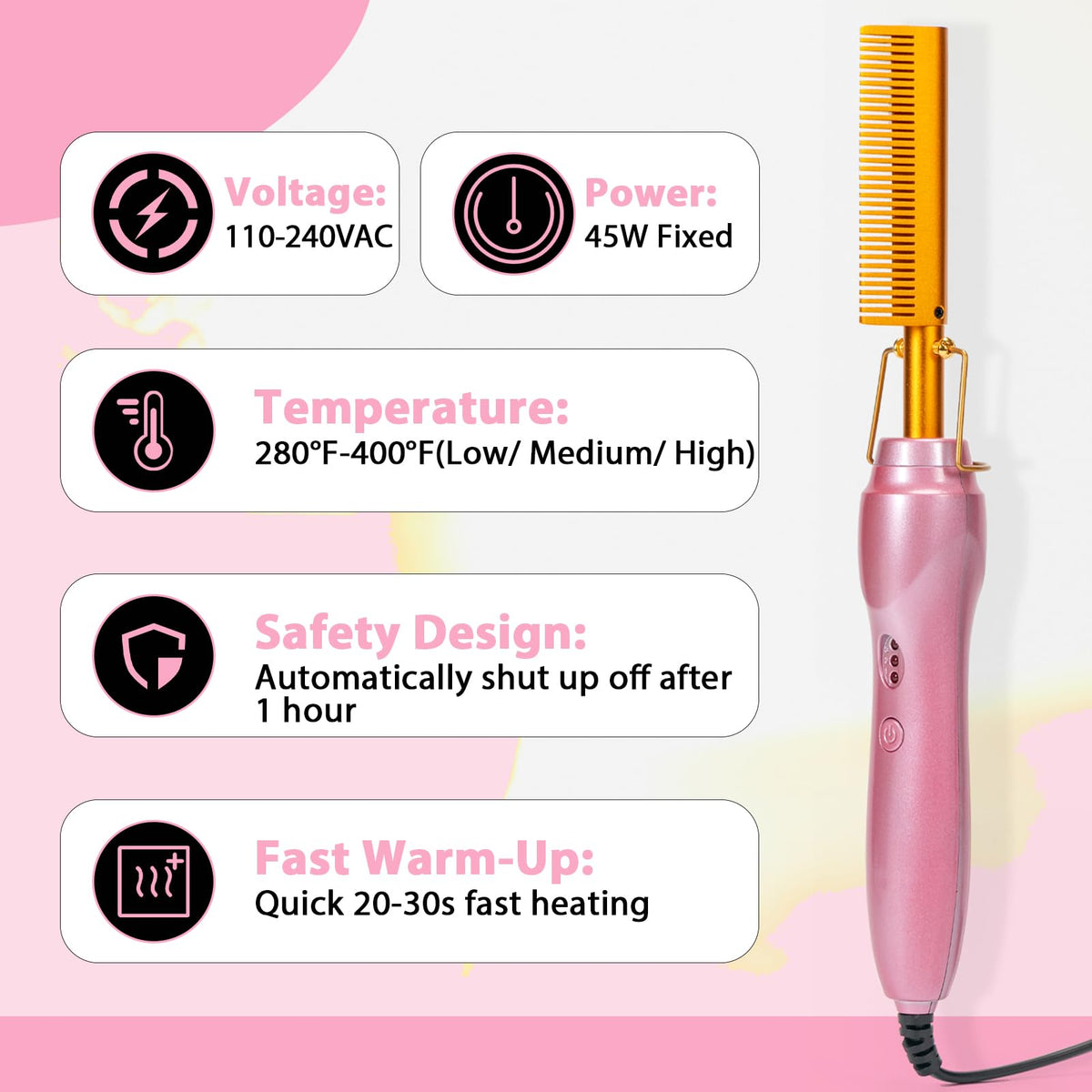 Goiple full styling kit layout with accessories for complete wig maintenance
