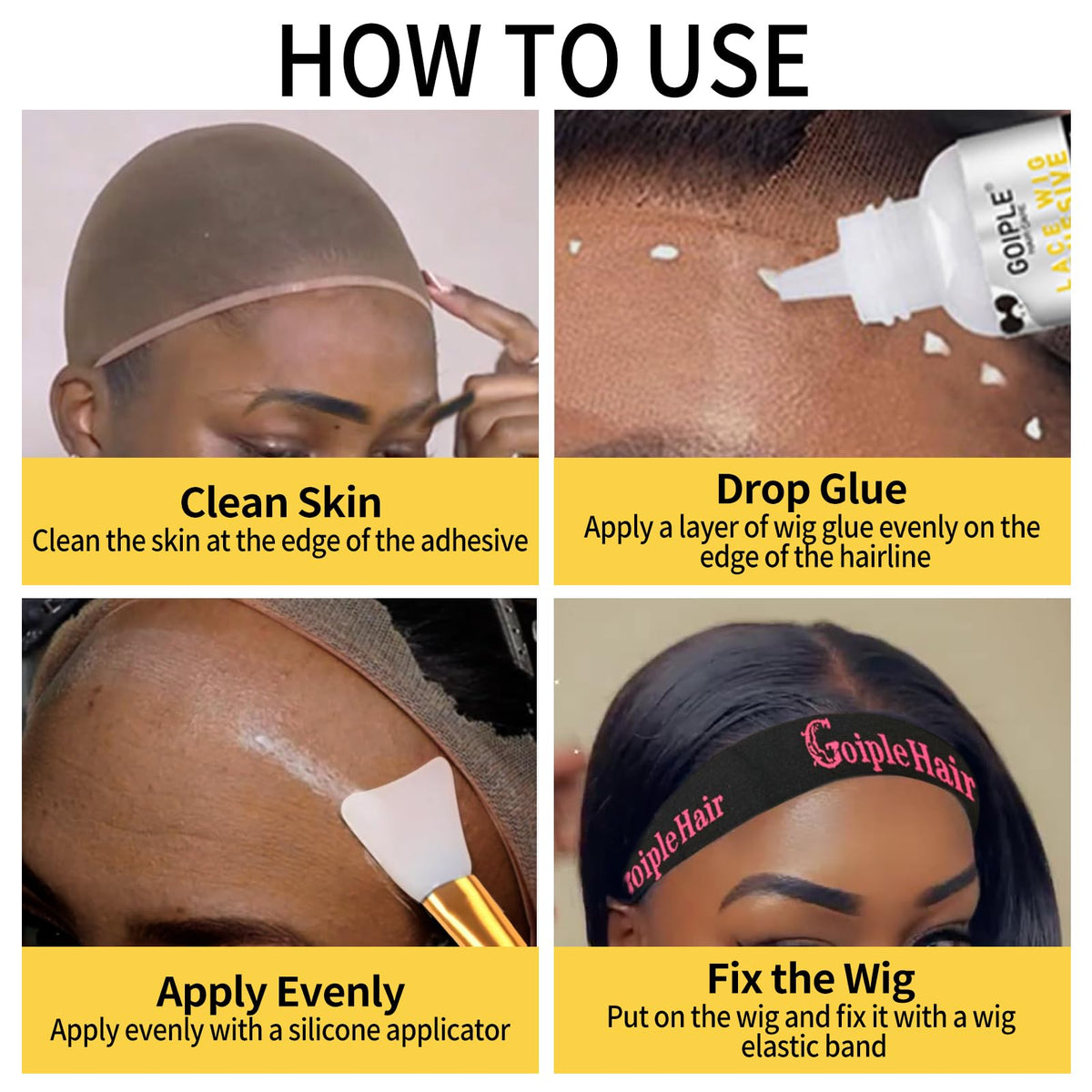 Goiple label and ingredients panel highlighting gentle formula benefit