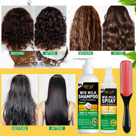 Close-up Goiple product label and ingredients indicating gentle formulation
