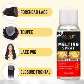 Goiple lace glue remover with brush for safe adhesive removal