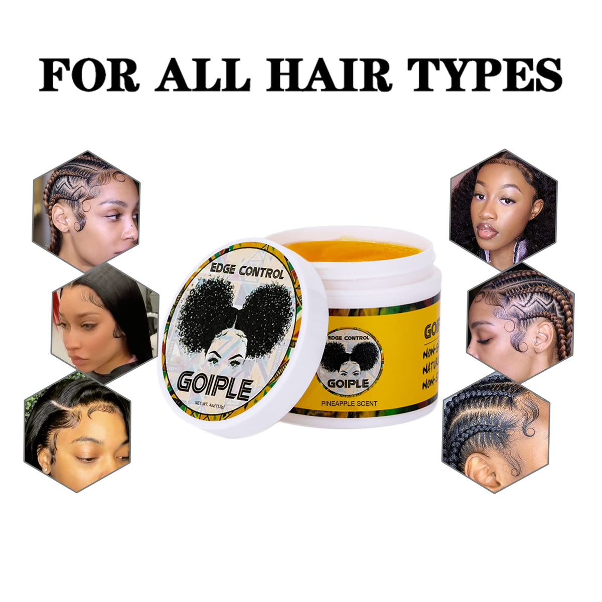 Goiple used in a ponytail outdoors showing long-lasting sleek style benefit