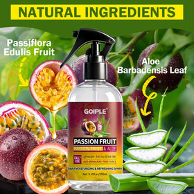 Goiple passion fruit close-up highlighting natural oil benefit