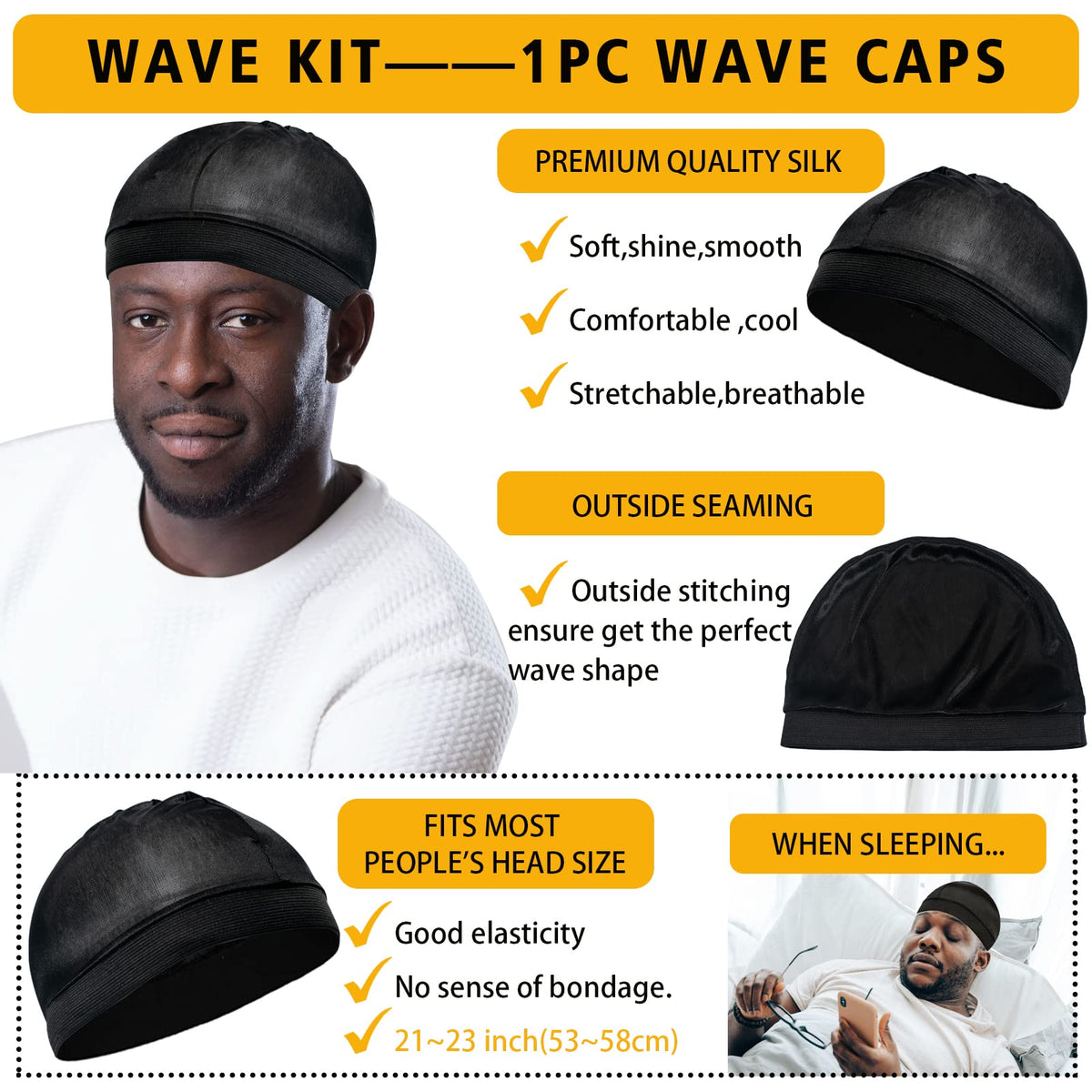 Goiple pocket combs and brush displayed for precise wave detailing