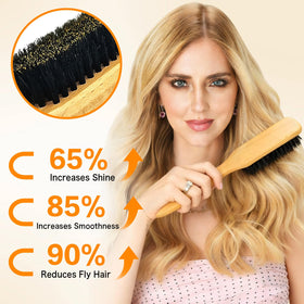 Goiple rat-tail comb tip and handle for accurate parting and sectioning