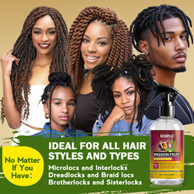 Goiple scalp spray being applied illustrating soothing relief